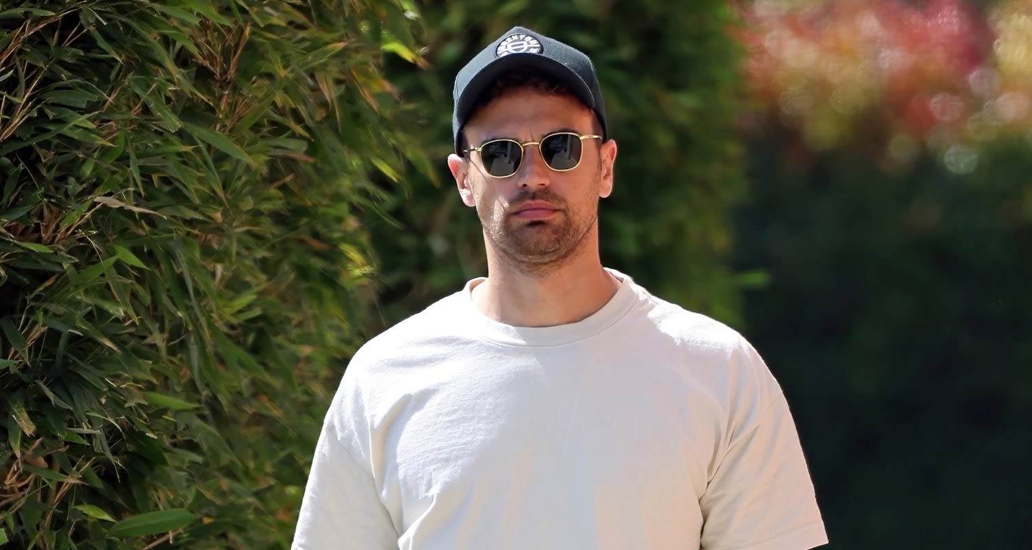 Theo James Hits the Gym in Los Angeles for Afternoon Workout