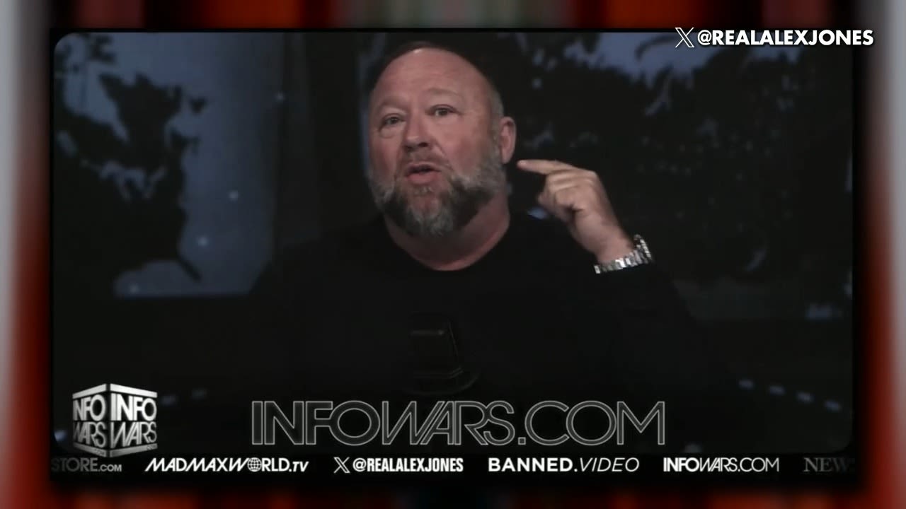 Alex Jones warns of an "alien invasion" by "satanic interdimensional forces"