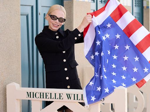 Michelle Williams gets beach cabin at 50th Deauville Film Festival