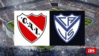 Independiente 1-1 Vélez Sarsfield: resultado, resumen y goles