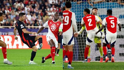 Champions League: Barcelona lose 2-1 to Monaco, David Raya saves the day for Arsenal, Atletico win 2-1