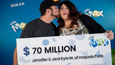 First-time lottery player wins $70M Lotto Max jackpot just days after newborn's arrival: 'My kids are going to have a much better life'