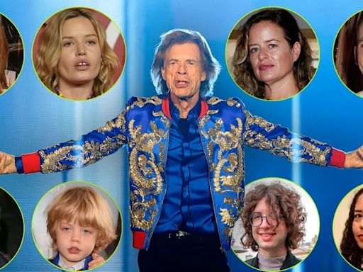 Quienes son y a qué se dedican los 8 hijos de Mick Jagger
