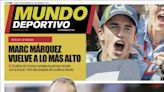 La victoria de Marc Márquez en el GP de Aragón y Hansi Flick, protagonistas de las portadas deportivas de hoy