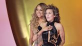 Miley Cyrus Is in Total Awe of Mariah Carey While Receiving Her 1st Grammy Award: This Is ‘Iconic’