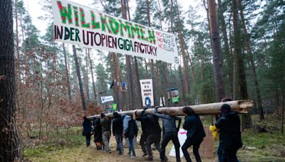 Tesla-Widerstand in Grünheide: Rund 1200 Aktivisten sollen sich im Protest-Camp angemeldet haben