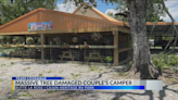 Butte La Rose couple’s camper damaged by tree
