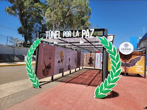 CEDH promueve la paz y la tolerancia en Durango con el Museo Itinerante Túnel de Paz