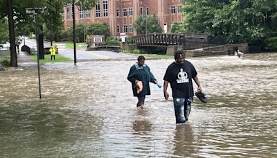 Fayetteville neighborhood evacuated due to rising waters caused by Tropical Storm Debby