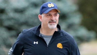 Notre Dame Offensive Line Coach Joe Rudolph Talks Spring Ball, Irish Line