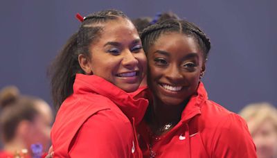 Jordan Chiles Reacts to Her and Simone Biles Being 2nd and 1st After U.S. Olympic Trials Day 2: ‘I Love It’