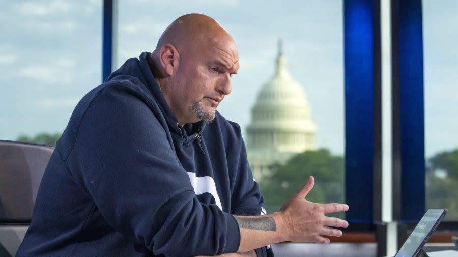 Fetterman doubles down on Biden support as calls to withdraw increase: ‘Cut the s—‘