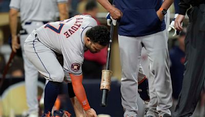 Astros beat the Padres 4-3 in 10 innings after Jose Altuve was ejected in wild scene in the 9th