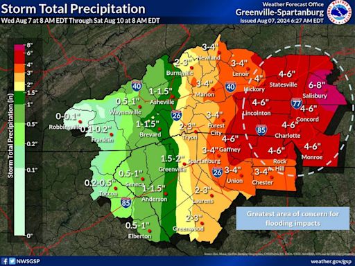 Flood watch issued for Debby in York, Chester, Lancaster counties. These spots are at risk.