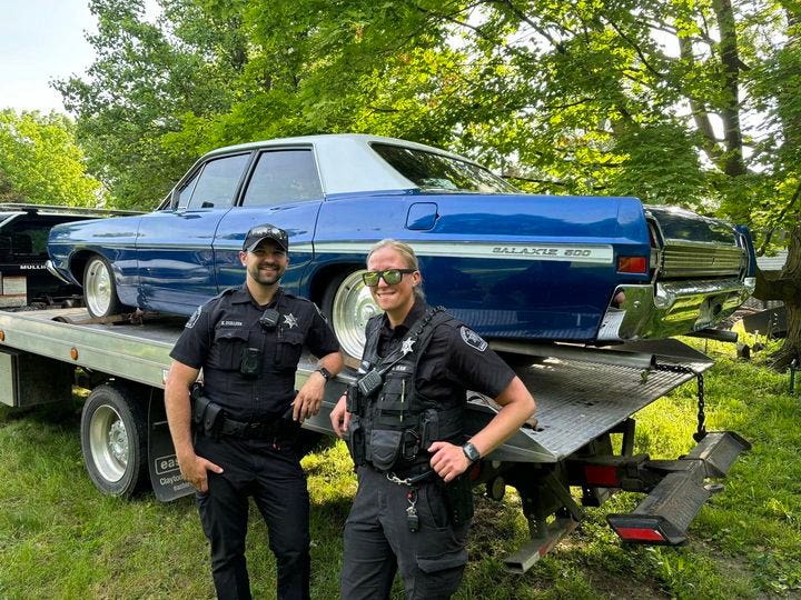 Ingham County deputies recover stolen classic car