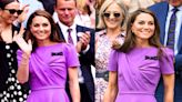 Princess Kate Middleton shines at Wimbledon in royal purple