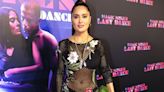 Salma Hayek Exposes Undergarments in Sheer Fishnet Gown at Magic Mike's Last Dance Premiere