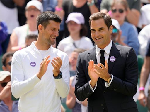 Roger Federer sorprendió con un inesperado elogio a Novak Djokovic
