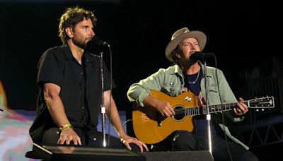 Bradley Cooper Joins Pearl Jam to Sing 'Maybe It's Time' from 'A Star Is Born' at BottleRock Napa Valley...