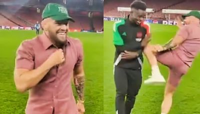 Conor McGregor's Shocking Arsenal Pitch Incident Sparks Premier League Club To Implement Stricter Security Protocols; Fans React...