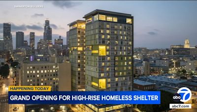 New high-rise building to house homeless in $600K units in downtown Los Angeles