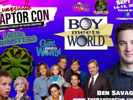 Actor, Ben Savage, to make an appearance at Raptor Con 2024