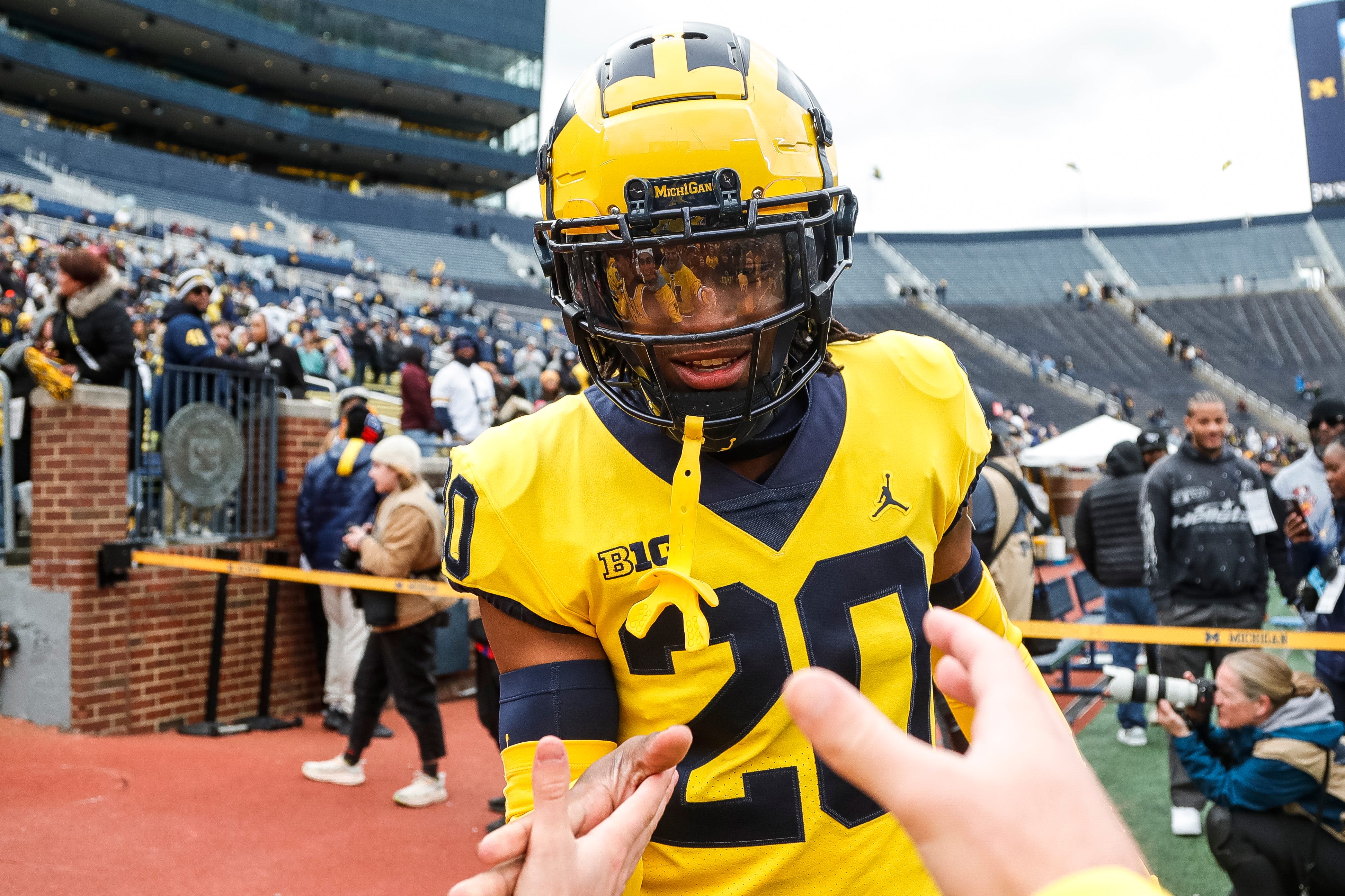 Michigan football's Jyaire Hill watched 4 DBs arrive. He's 'got something to prove'