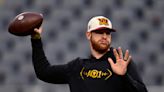 Commanders QB Carson Wentz to see doctor with hand, shoulder injuries