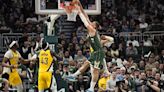 Despite missing stars, Bucks rout Pacers to stay alive