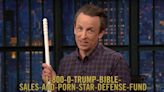 Seth Meyers Reveals Trump’s Next Overpriced Piece of Merch | Video