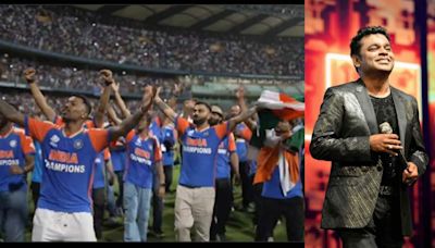 Virat Kohli, Rohit Sharma and Team India cricketers sing Vande Mataram at Wankhede Stadium, A R Rehman says "really emotional to see this"