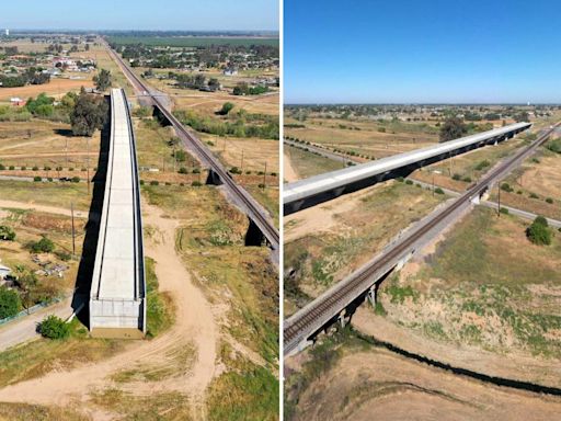 California mocked over $11 billion high-speed rail bridge to nowhere that took 9 years to build