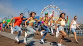 'What's that foot thing?!' Shufflers are doing the 'running man' at L.A.'s iconic places