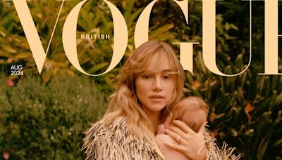 Suki Waterhouse Debuts New Vogue Photo-Shoot Alongside Newborn Daughter