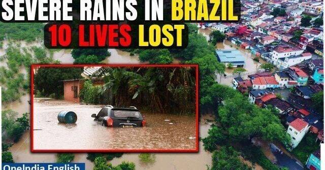 Brazil Rains: Heavy Rains In Southern Brazil Leaves 21 Missing, Multiple Dead| Oneindia News