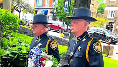 Fallen law enforcement officers are remembered at annual memorial ceremony downtown