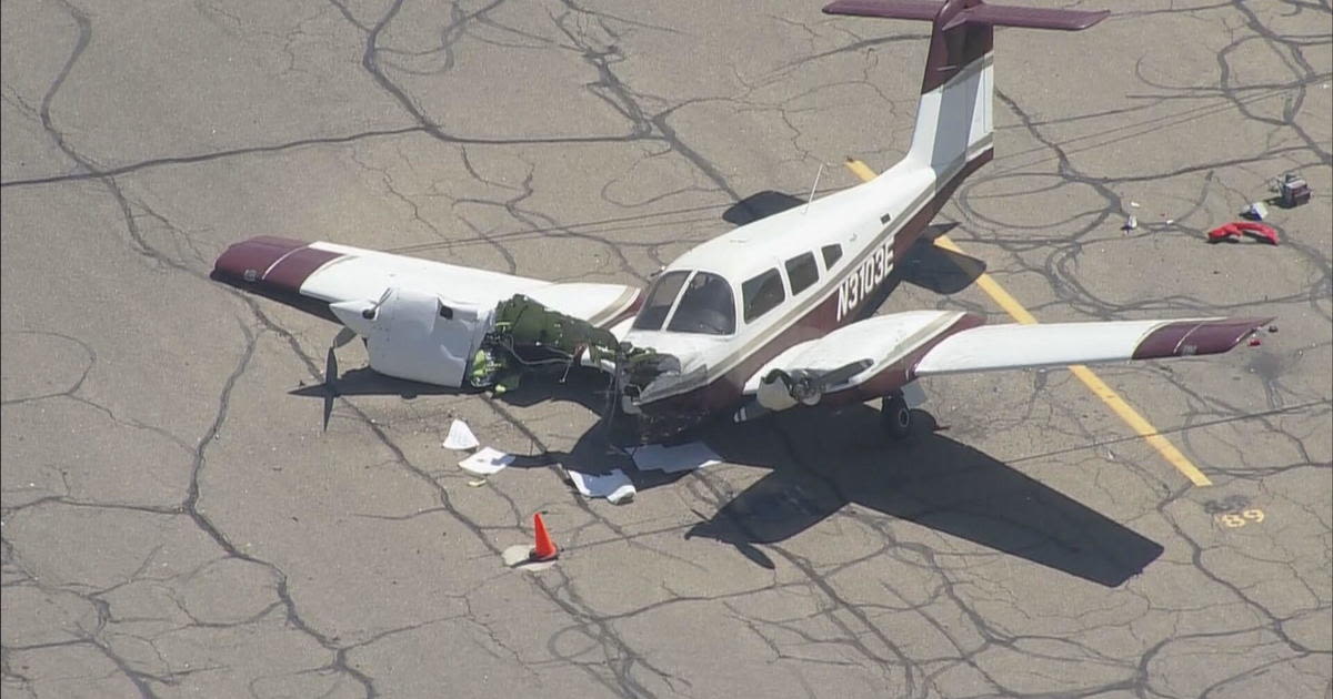 Driver crashes through gates at Rocky Mountain Metropolitan Airport, hits 2 planes