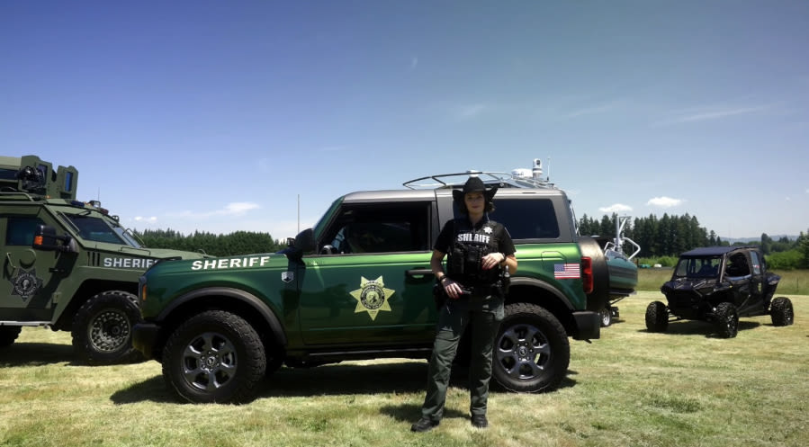 Cowboy hats are now an option for Clark County sheriff’s deputies