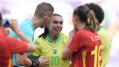Marta sent off at 2024 Olympics: What did Brazil star do vs. Spain and will she play again? | Sporting News Canada