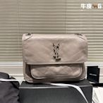 【二手】頭層皮 對版皮料包裹   頂級版折疊禮盒包裝 YSL 原單尾