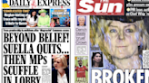 'Utter chaos': Newspapers' verdicts on another day of mayhem for Liz Truss