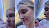 Mother divides internet after revealing baby cried for ‘entire three-hour plane ride’