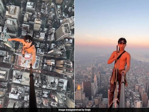 Man's Jaw-Dropping Video From Empire State Building's Antenna Stuns Internet