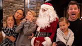 Nick and Vanessa Lachey Share a Kiss While Their 3 Kids Pose with Santa: 'Merry Kissmas'
