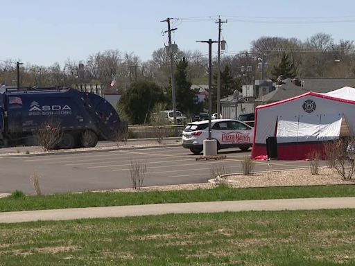 Burlington fatal crash; Pizza Ranch worker struck by garbage truck