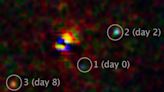 NASA's Hubble Space Telescope watched a distant star die, explode, and fade away in rare, colorful detail