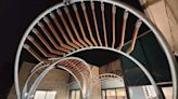 A canopy of imagination at the Maple public library