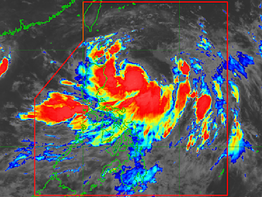 Severe Tropical Storm Carina further intensifies as it enhances southwest monsoon