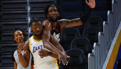 How many points did Bronny James score tonight? Lakers Summer League box score