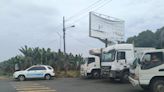 Otro asalto en el anillo vial de Quevedo alerta a los conductores: un camión y un bus de pasajeros fueron baleados